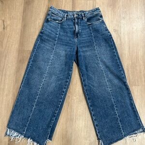 American Eagle Outfitters Dark Blue Flare Jeans